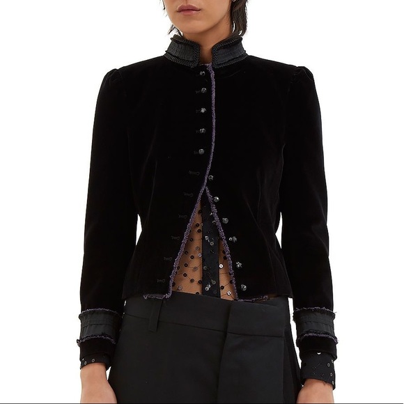Marc Jacobs Jackets & Blazers - MARC JACOBS Victorian Velvet Jacket Button Up 10